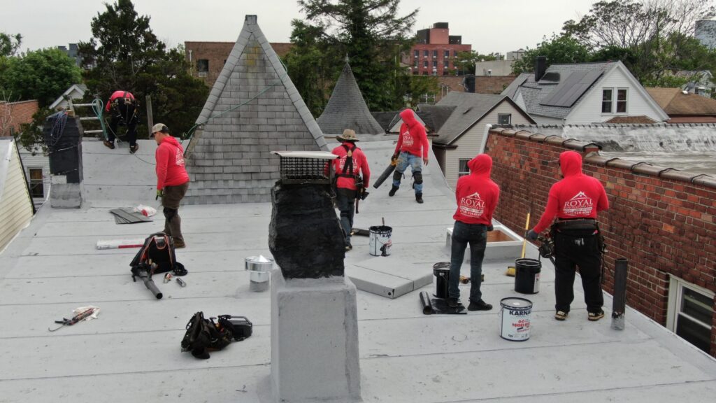 winter roof damage queens snow ice roof icicles gutter damage residential home